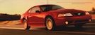 Performance Red SVT Mustang Cobra