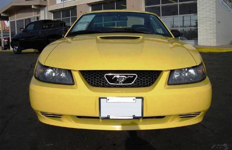 Zinc Yellow 2001 Mustang Coupe