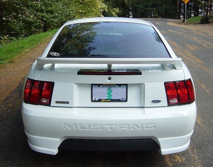 White 2001 Mustang Roush