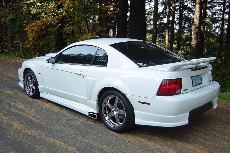 White 2001 Mustang Roush