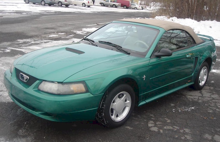 Electric Green 2001 Mustang