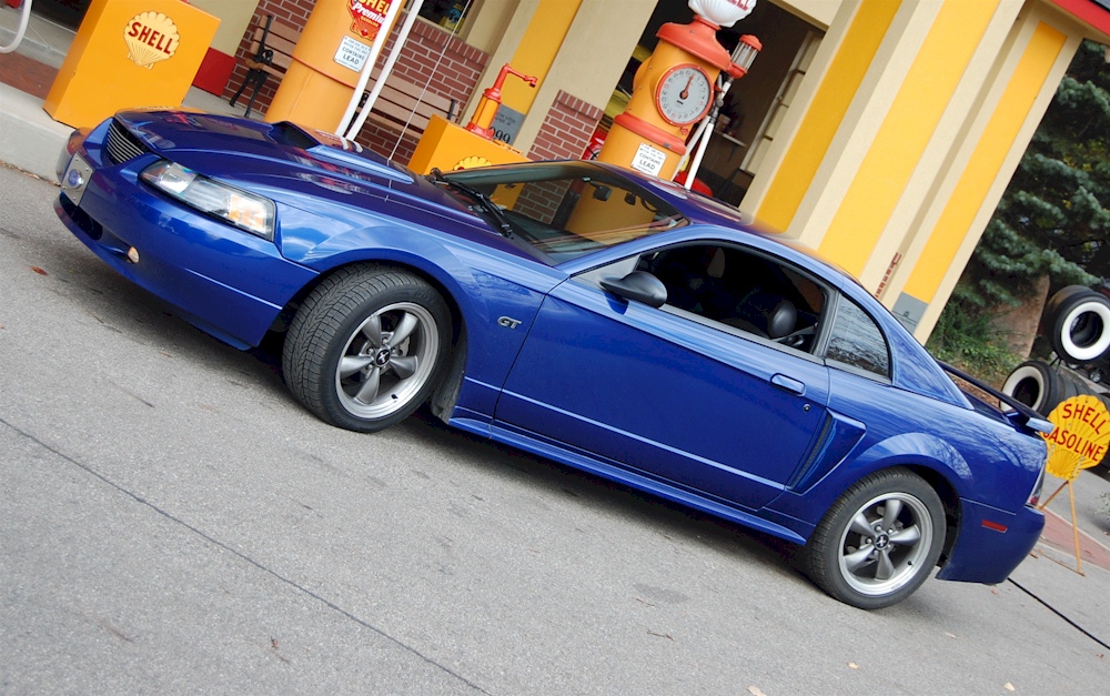 Sonic Blue 2003 Mustang GT