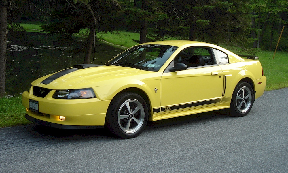 Zinc Yellow 2003 Mach 1 Ford Mustang Coupe - MustangAttitude.com Photo