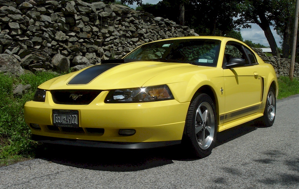 Zinc Yellow 03 Mach 1 Mustang