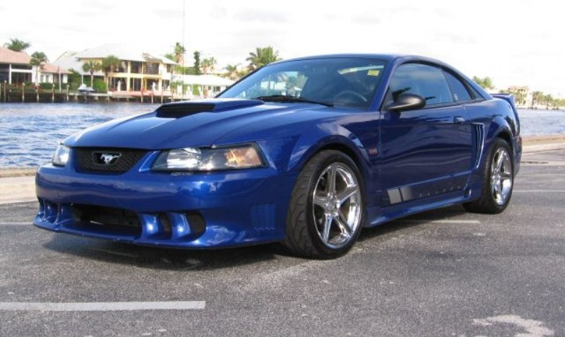 Sonic Blue 2003 Mustang Saleen S281 Coupe