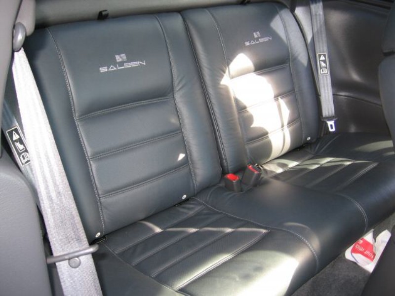 Back seats 2003 Mustang Saleen S281 Coupe