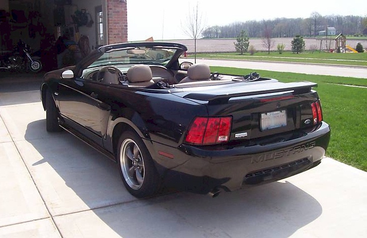 Black 2003 Centennial Mustang Convertible