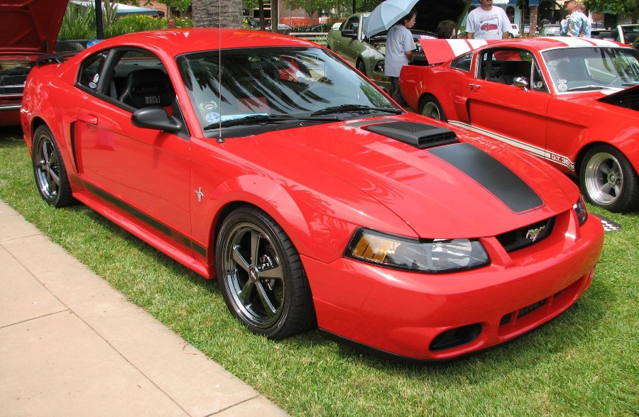Torch Red 2003 Mustang Mach 1 Coupe