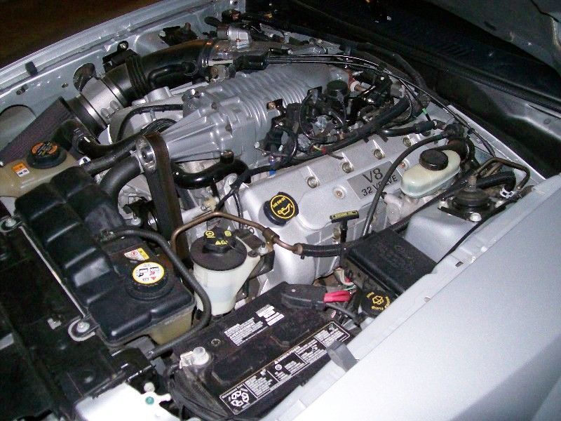 Modified 2003 Cobra Mustang Y-code V8 supercharger