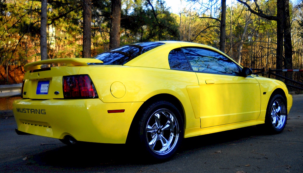 Zinc Yellow 2003 Mustang GT