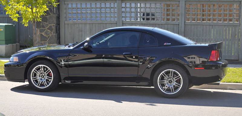 Black 03 10th Anniversary SVT Cobra Coupe