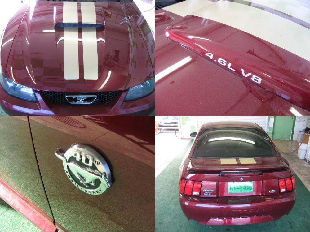 Crimson Red 2004 Mustang GT Coupe
