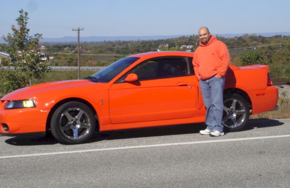 Competition Orange 2004 Mustang Cobra