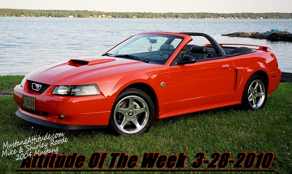 Competition Orange 2004 Mustang GT convertible