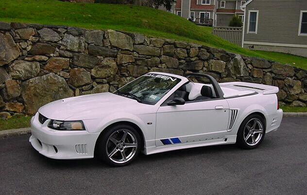 Oxford White 2004 Saleen S821 Supercharged Mustang Convertible