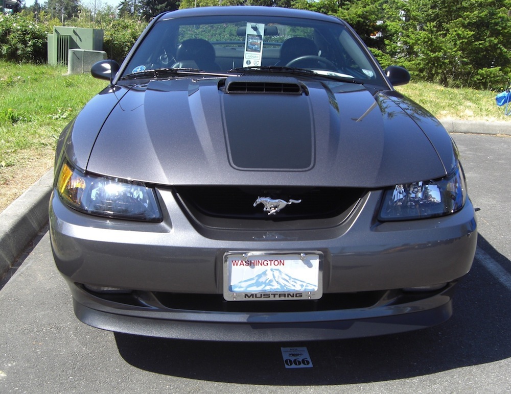 Dark Shadow Gray '04 Mustang Mach 1 Coupe