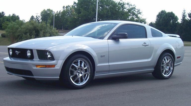 Silver 2005 Mustang GT
