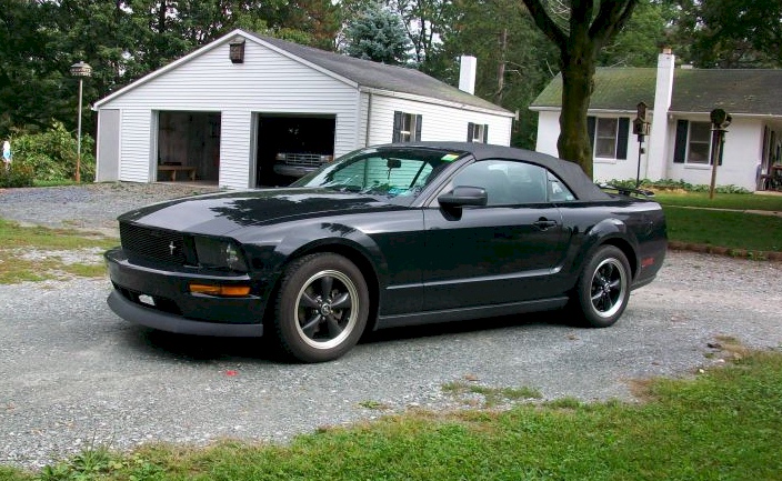 Black 05 Mustang Convertible