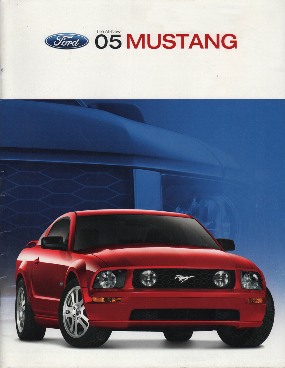 2005 Mustang Sales Catalog - early version