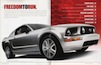 inside front cover of the 2005 Mustang sales catalog