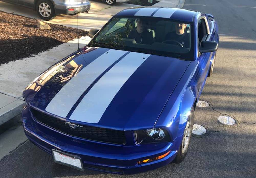 2005 Sonic Blue SDS Mustang