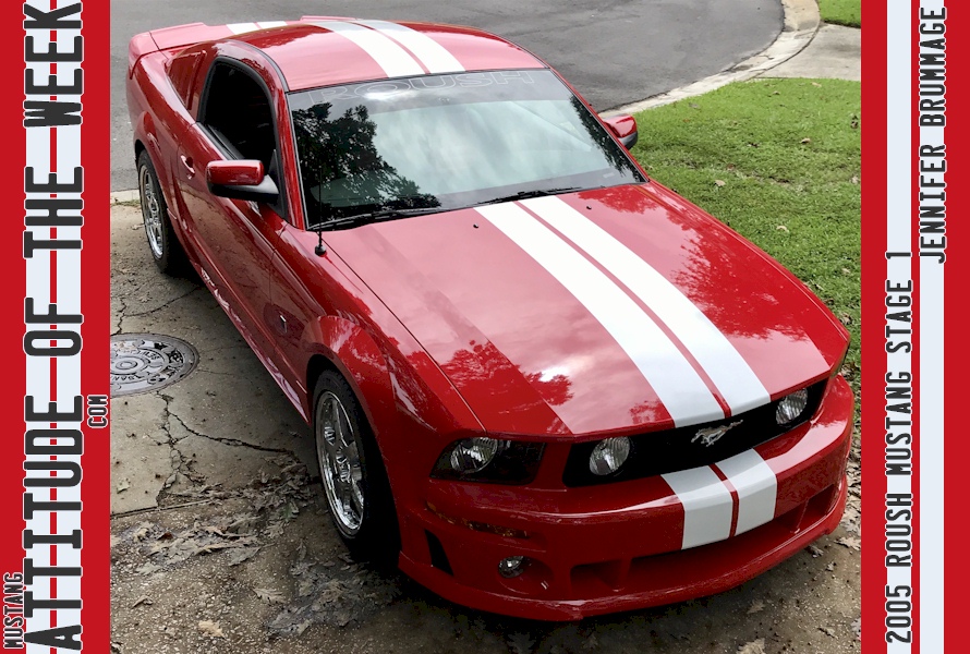Torch Red 2005 Mustang Roush