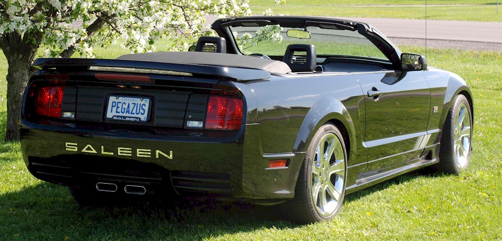 Black 2006 Mustang Saleen