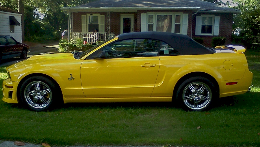 Screaming Yellow 2006 Mustang GT Convertible