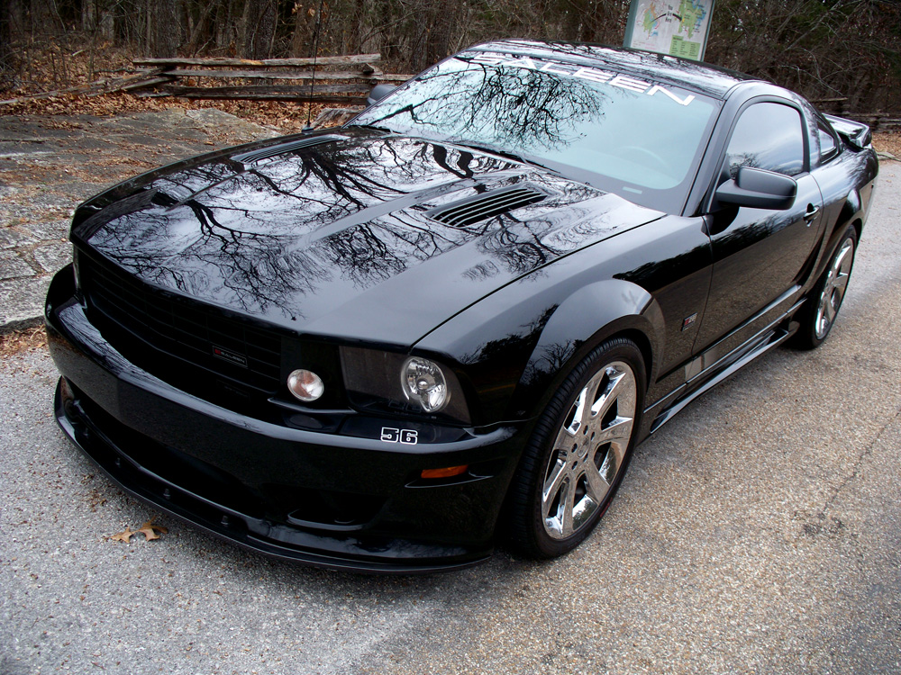 Black 2006 Saleen S218 Extreme Mustang Coupe