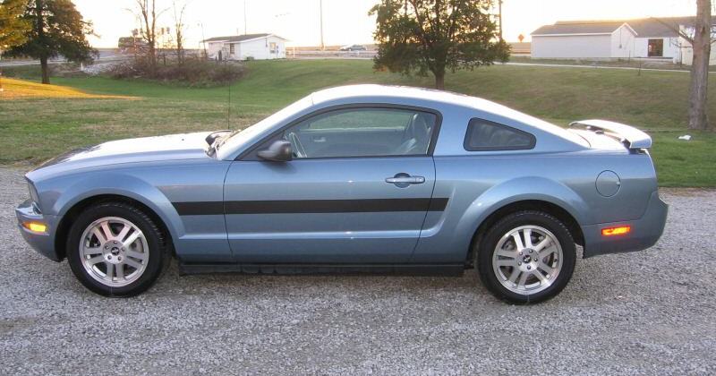 Windveil Blue 2007 Mustang Coupe
