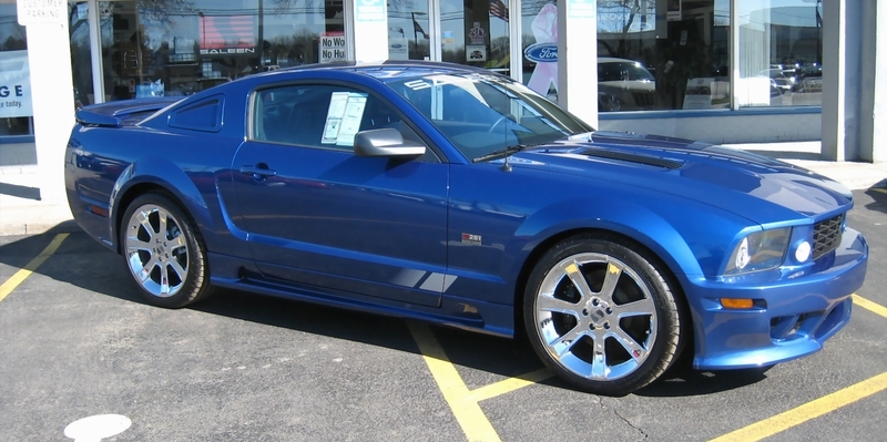 Vista Blue 2007 Mustang Saleen S281SC Coupe