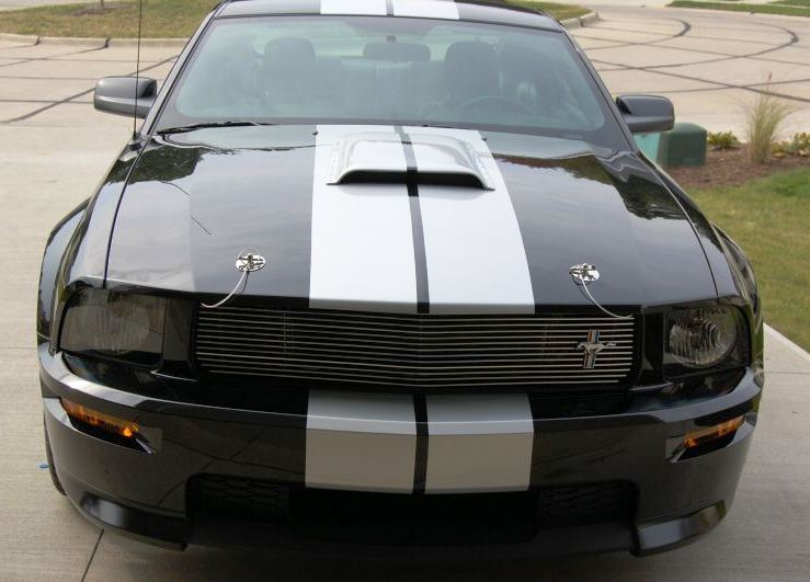 Black 2007 Shelby GT Mustang Coupe