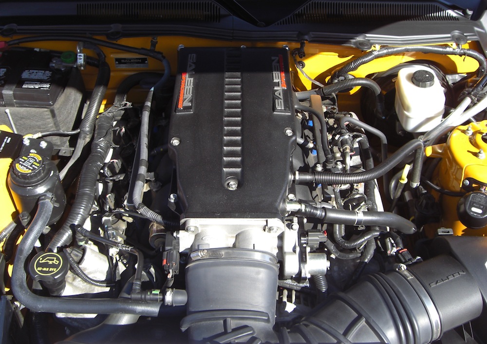 4.6L saleen supercharged V8 engine