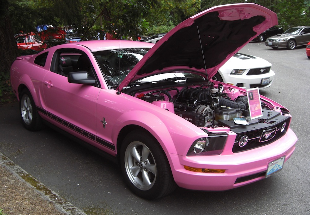 Pink 2008 Mustang