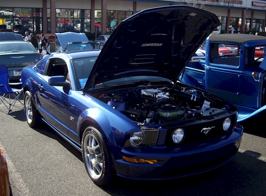 Vista Blue 2008 Mustang GT