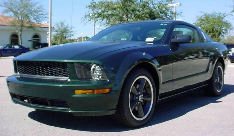 Dark Highland Green 2008 Mustang Bullitt Coupe