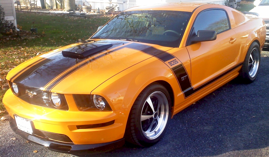 Grabber Orange 2008 Mustang Boss