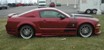 Dark Candy Apple Red Mustang Coupe with Uplifter Package