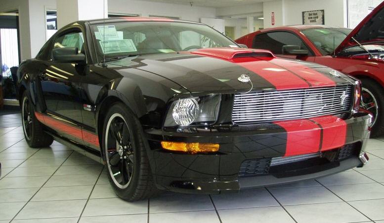 Black 2008 Mustang Shelby GT Barrett Jackson Coupe