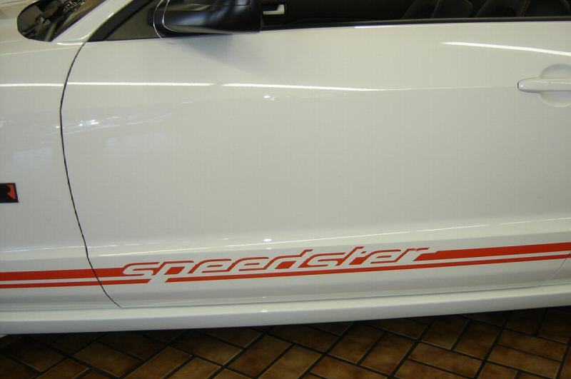 Performance White 2008 Mustang Roush Speedster Coupe