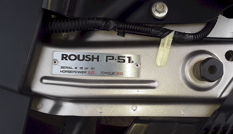 Roush P51A Serial Plate