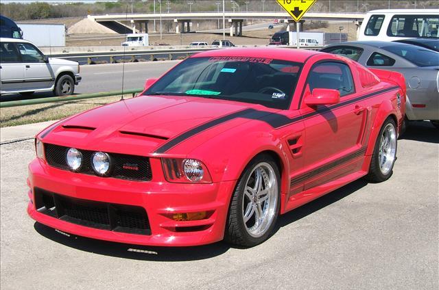 Torch Red 2008 AJ Foyt Mustang GT Coupe