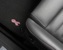 pink ribbon floor mats, pink stitched leather seats