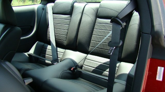 Back Seat 2009 Mustang GT Coupe