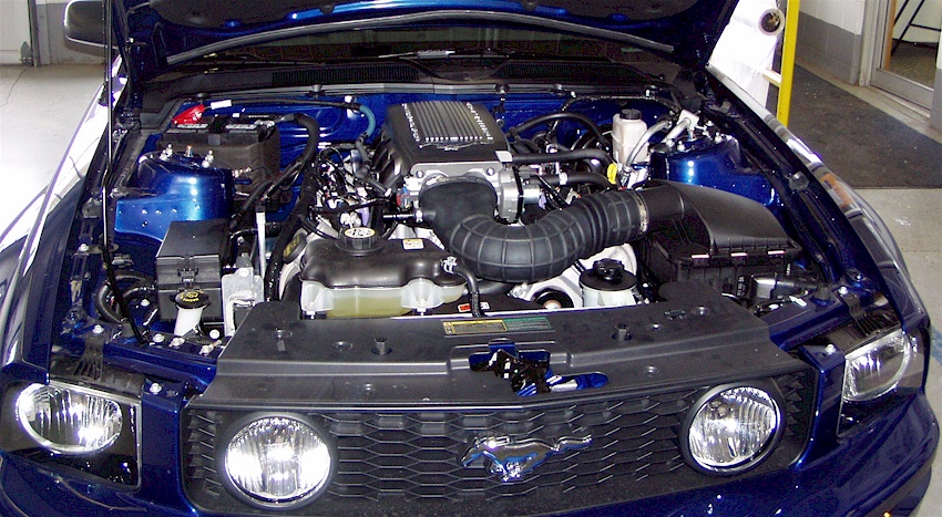 2009 Mustang GT Engine Before