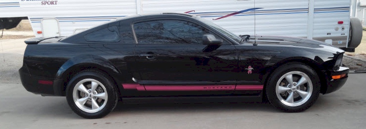 Black 2009 WIP Mustang