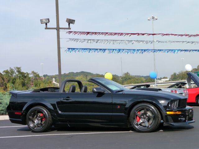 Black 2009 Roush Black Jack Mustang Convertible