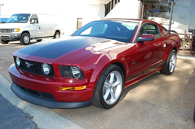2007 mustang dark candy apple color codes
