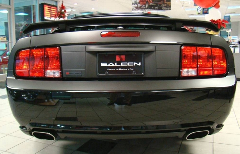 Black 2009 Saleen H302 Dark Horse Mustang Coupe