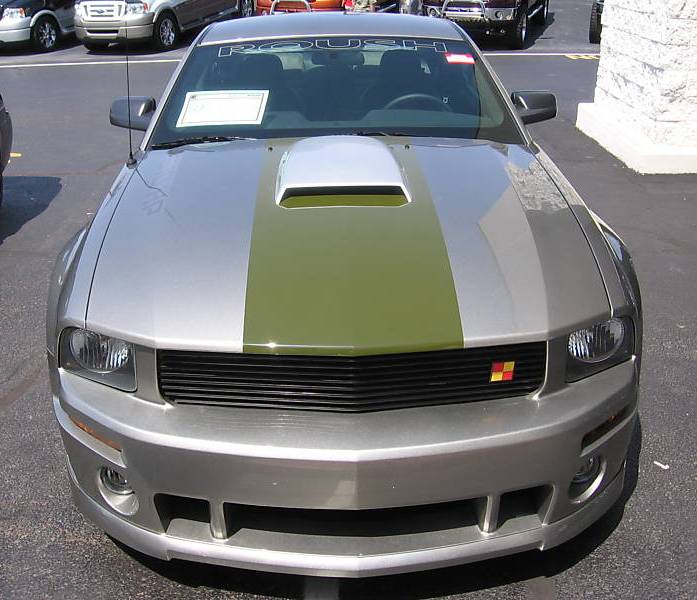 Silver 2009 Roush P-51A Mustang Coupe